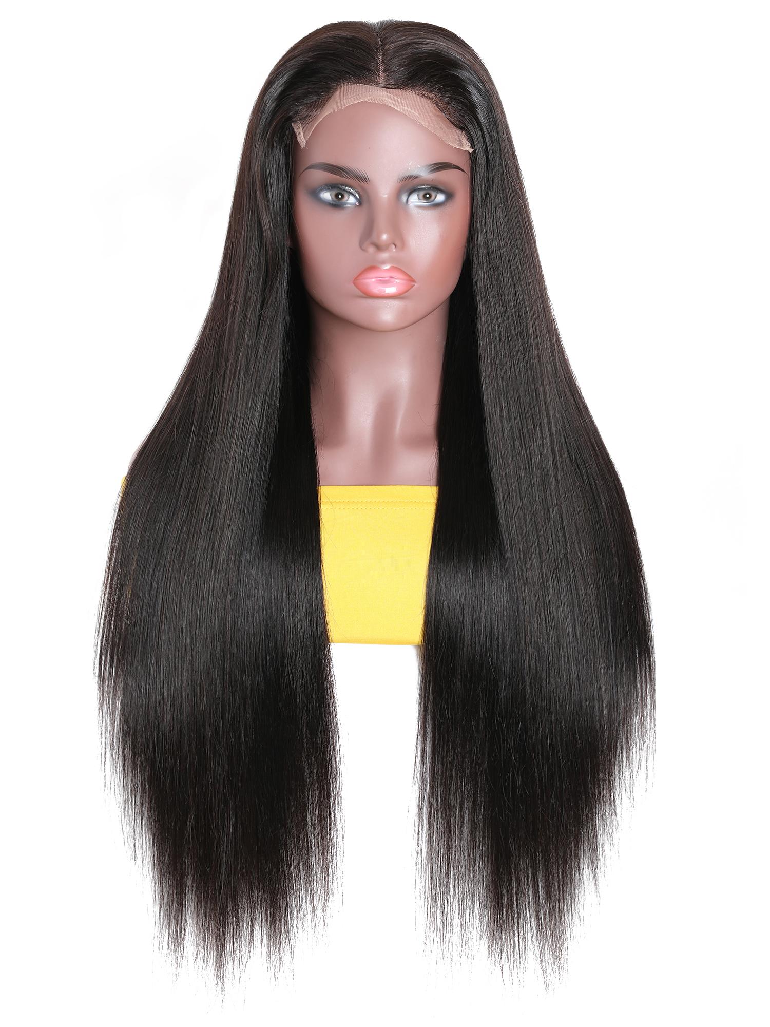 Glueless 5x5 HD Glueless Lace Closure Wigs Straight Hair 200% Density