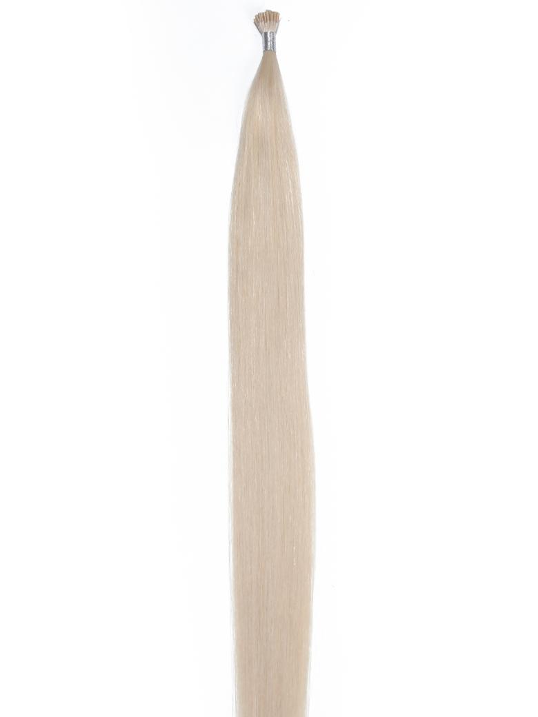 Platinum Blonde Human Hair I Tip Extension