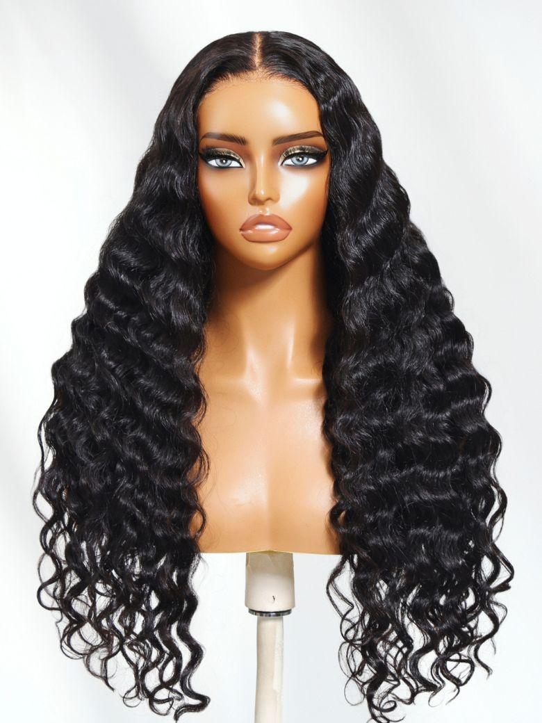 Bye-Bye Knots? 7x5 Lace Black Natural Wavy Wig With Invisi Drawstring 150% Destiny