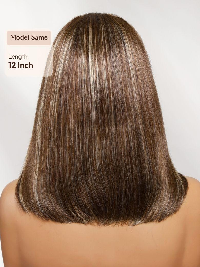 13x4 Lace Front Honey Blonde Highlights Water Wave Pre-Everything Wig With Invisible Knots