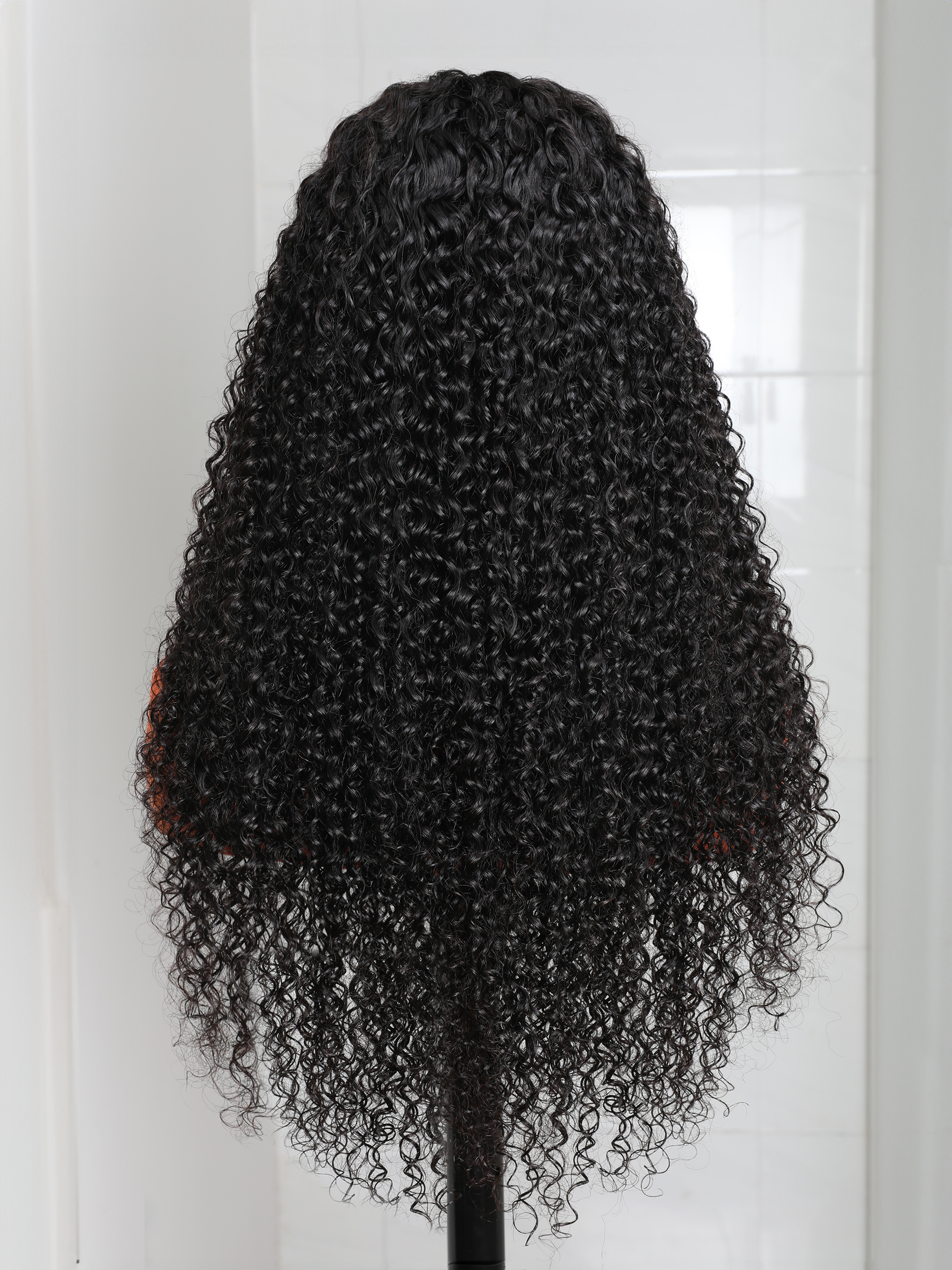 Glueless 250% Density Curly 13x4 HD Transparent Lace Frontal Wigs