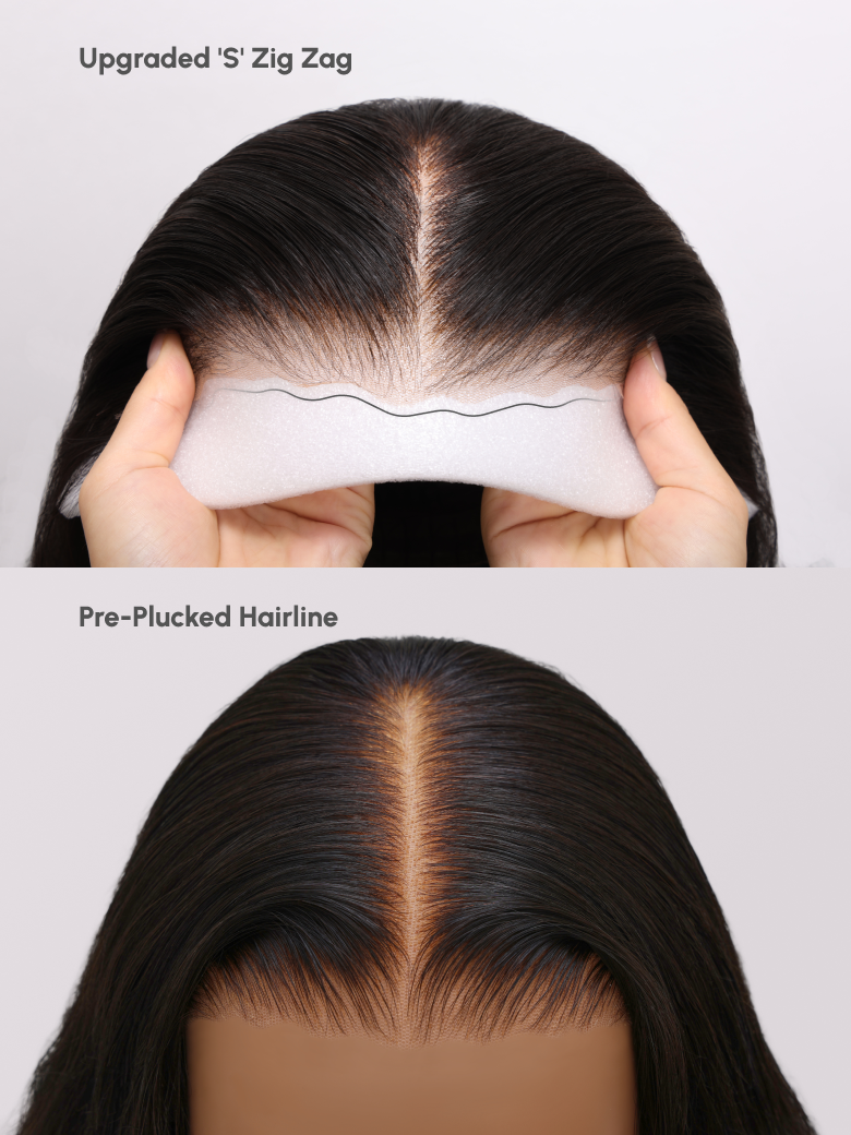 Bye Bye Knots™ Wig 7x5 Glueless Lace Balayage Highlight Body Wave Wig No Burden For Scalp