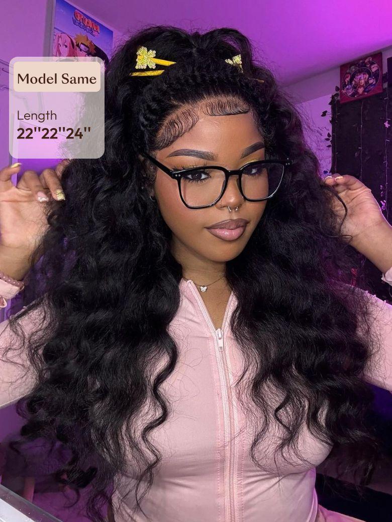 3Pcs Kinky Straight Indian Real Human Hair Bundles Deal