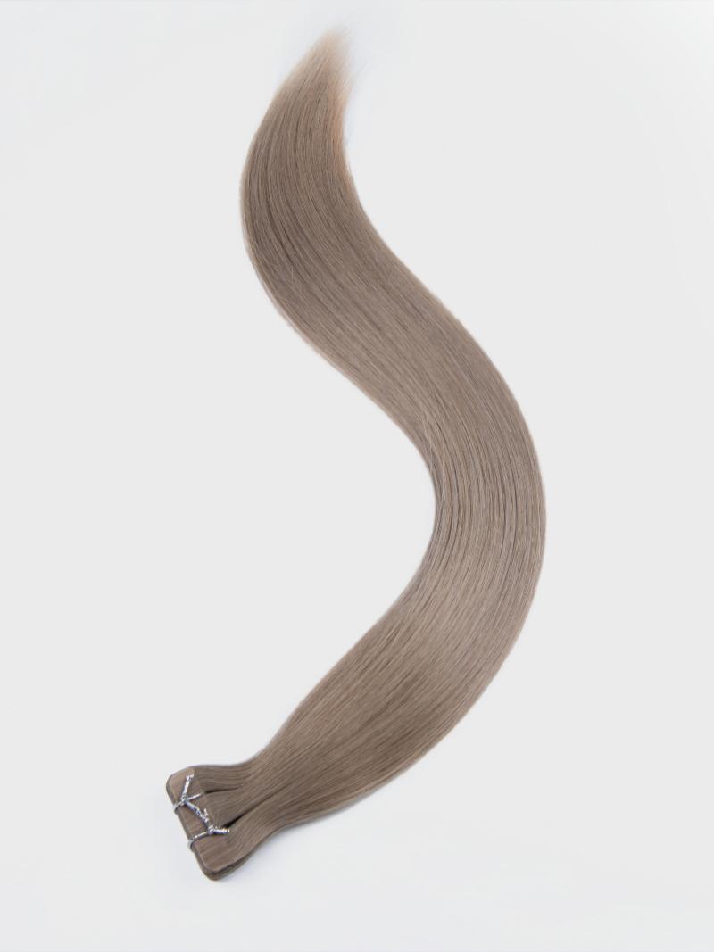 Sterling Silver Human Hair Tape In Extension