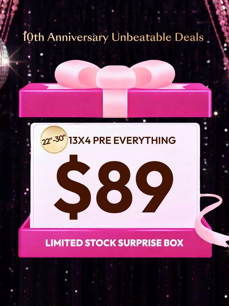 $79 Surprise Box Randomly Get 24''-28'' 7x5 Bye Bye Knots Value $299-$399