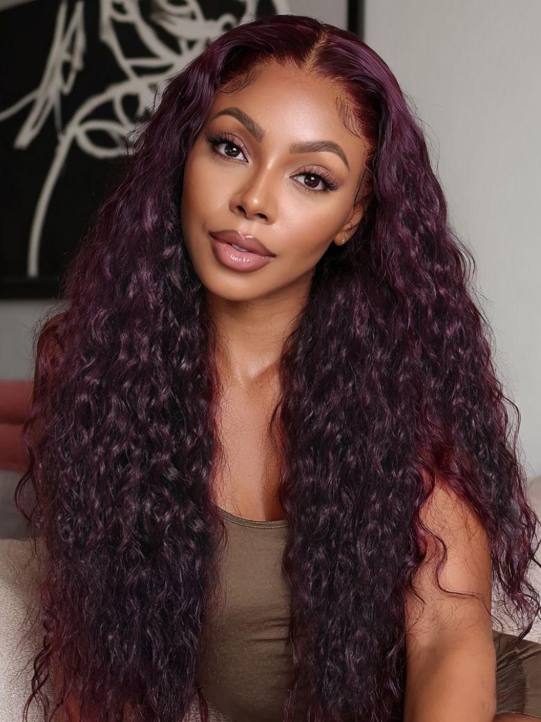 13x4 Pre-Everything? Wig With Loose Wave Face-Framing Layers And Side-Swept Bangs