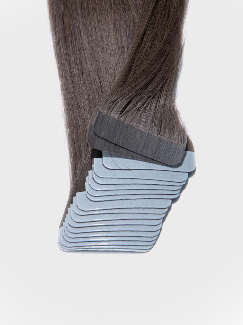 Walnut Brown Human Hair Tape In Extension