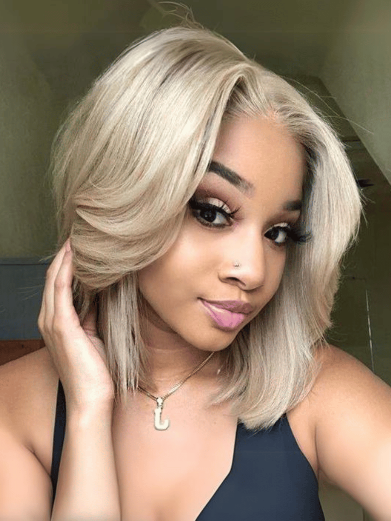 13x4 Lace Frontal Ash Blonde Bob Pre-Everything Wig