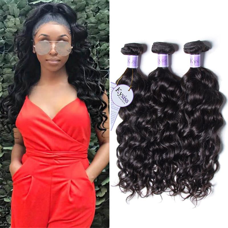 Brazilian Natural Wave Hair Weaves 3 pcs/lot Kysiss Series