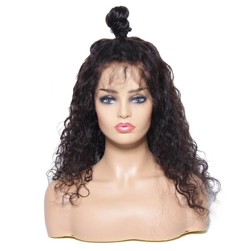 13x6 Lace Front Wigs Water Wave Pre Plucked Frontal Human Hair Wigs