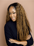 Petaluxe #FB30 Brown Balayage Highlight 4Pcs Jerry Curly Human Hair Bundles
