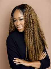 #FB30 Brown Balayage Highlight 4Pcs Jerry Curly Human Hair Bundles