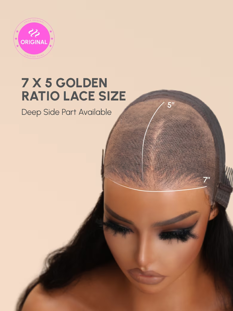 Bye Bye Knots Wig 7x5 Glueless Lace Honey Blonde Jerry Curly Bleached Knots Wig 150% Density