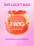 Petaluxe $49 Lucky Bag Get Hot Glueless Real Scalp Wig Value $159-$245