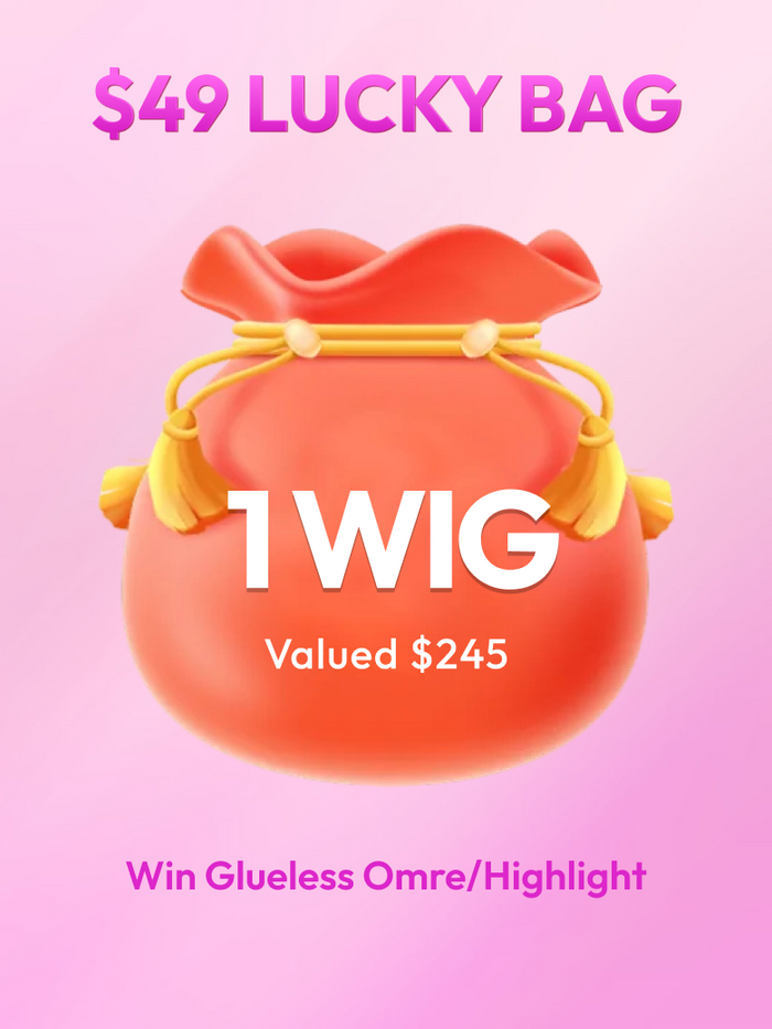 Petaluxe $49 Lucky Bag Get Hot Glueless Real Scalp Wig Value $159-$245