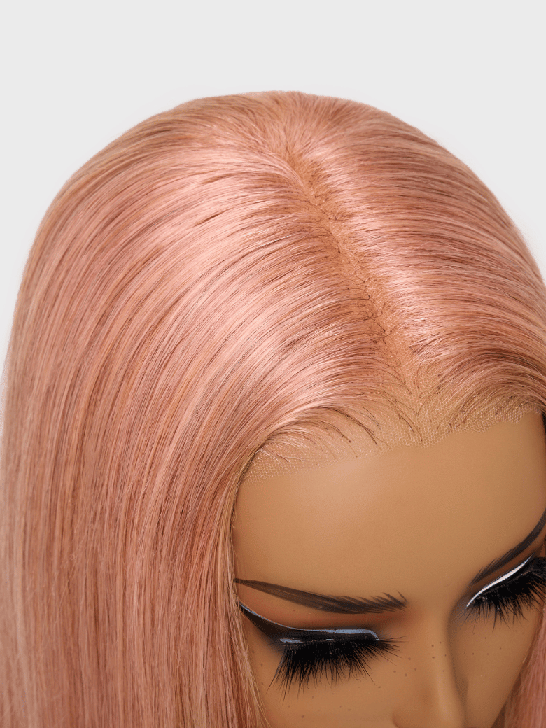 Bye-Bye Knots Wig 7x5 Lace Sakura Pink Straight Bob Wig