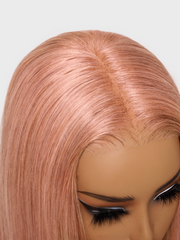 Bye-Bye Knots Wig 7x5 Lace Sakura Pink Straight Bob Wig