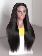 Invisible Skin Melt HD Swiss Glueless Lace 5x5 Straight Closure Wig