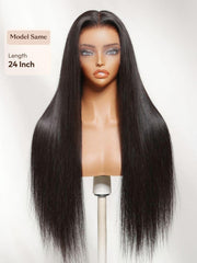 360 HD Lace Pre-plucked Luxury Raw Virgin Hair Chocolate Brown Balayage Body Wave Wig with Money Piece Highlights