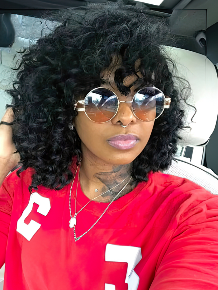 Petaluxe Bouncy Curl Short Curly Soft & Smooth Pixie Cut with Bangs Glueless Wig