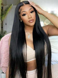 Petaluxe 5x5 HD Lace Free Part Human Hair Straight Lace Closure