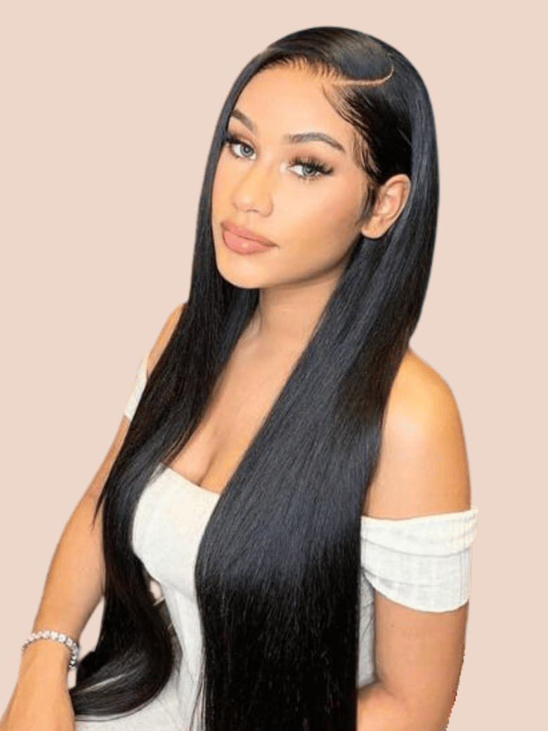 13x6 HD Glueless Lace Front Wigs For Women Straight Human Lace Wigs for Sale