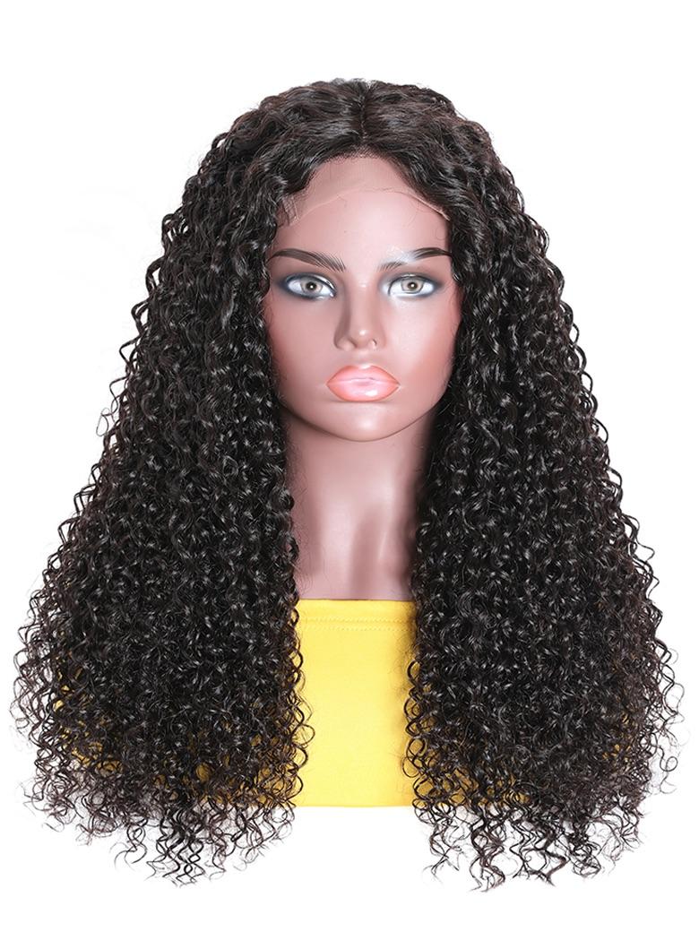 Jerry Curly 150% Density 4x4 Lace Closure Wigs Perfect Color For All Skin Tones Brand Day Flash Sale