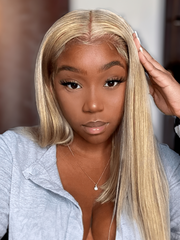 Hair Honey Blonde Hair One Full Bundle #27 Color Body Wave Straight