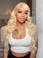 Hair 613 Blonde Virgin Human Hair Wave 4 Bundles Body Wave Hair Weft