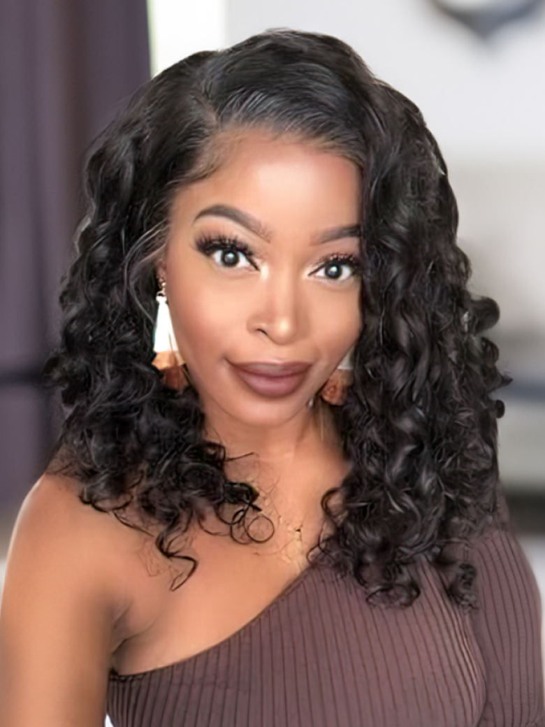 Funmi Curly Tight & Neat Human 1 Bundle Virgin Hair Natural Color