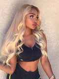 Petaluxe Hair 613 Blonde Body Wave Hair 13x4 Lace Frontal