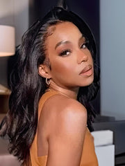 EasyContour V Part Wig Upgrade Glueless V Part Kinky Straight Human Hair Wig