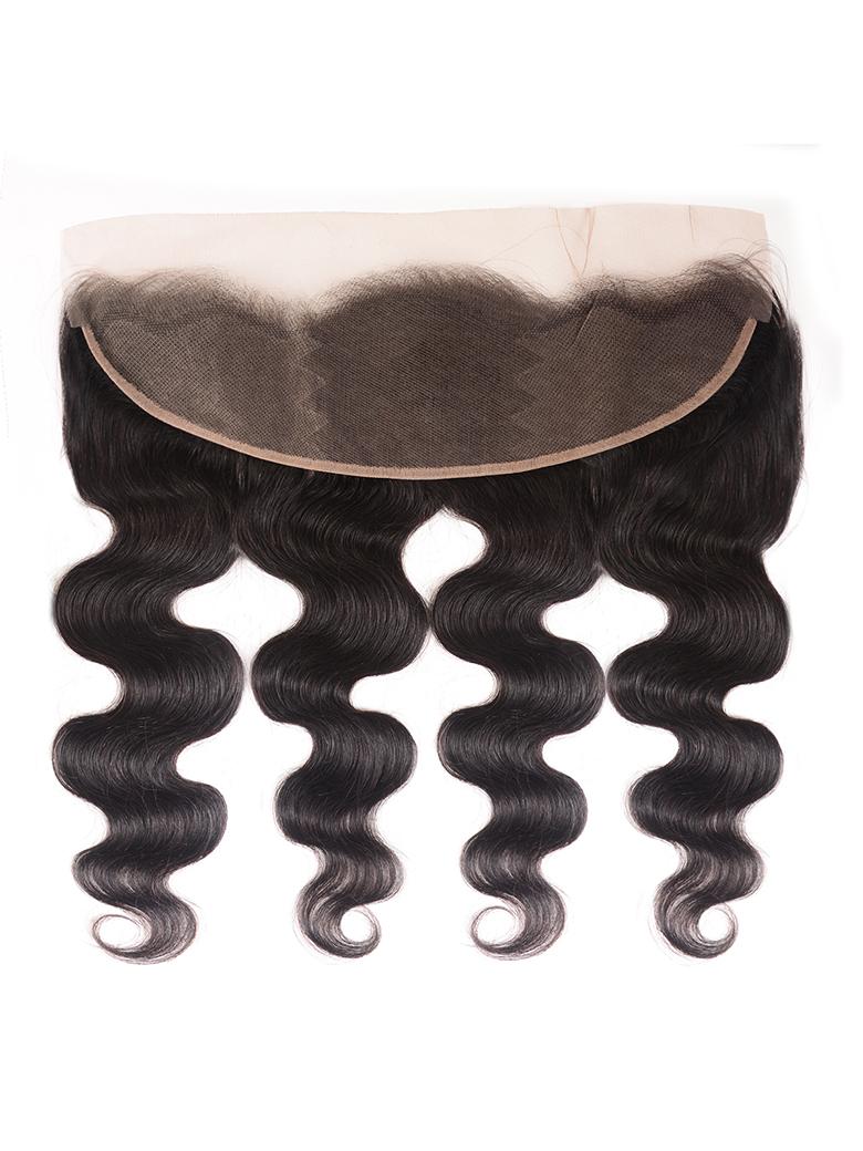 Hair Unprocessed 4 Bundles Body Wave Virgin Hair With 13x4 Lace Frontal