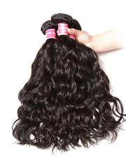 Hair 3 Bundles Natural Wave Hair With 13x4 Lace Frontal