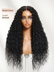 Bye-Bye Knots? 7x5 Lace Body Curls Wig with Feathered Layers & Invisi Drawstring 180% Density