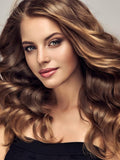 Petaluxe Walnut Brown Human Hair Clip In Extension