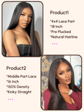Petaluxe 2 Wigs $129 for 18" Lace Part Wig and 16" Lace Part Wig