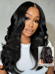 Butterfly Cut Bye-Bye Knots? 7x5 Lace Body Curls Wig with Feathered Layers & Invisi Drawstring 180% Density