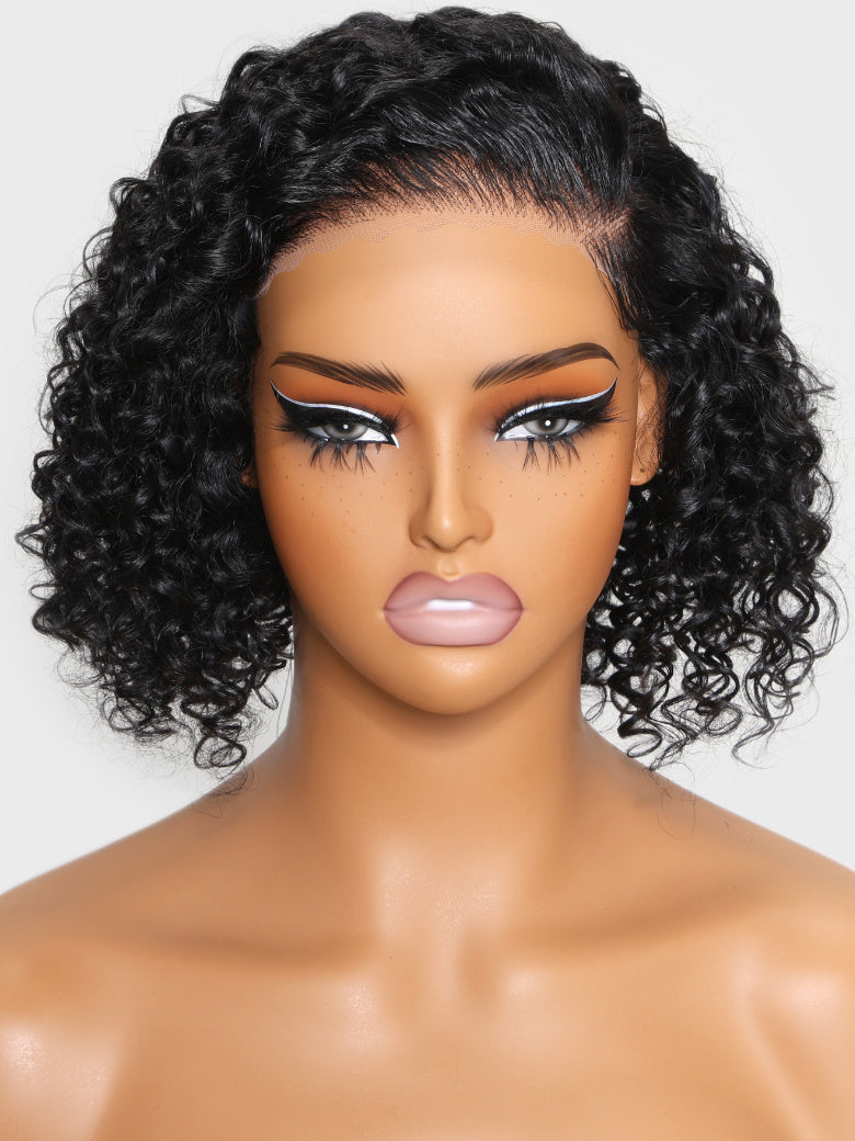 7x5 Bye-bye Knots Lace Wig Short Curly Spring Bob Wig