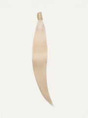 Ash Blonde Straight Clip In Ponytail Extension Human Hair