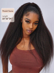 3Pcs Kinky Straight Indian Real Human Hair Bundles Deal