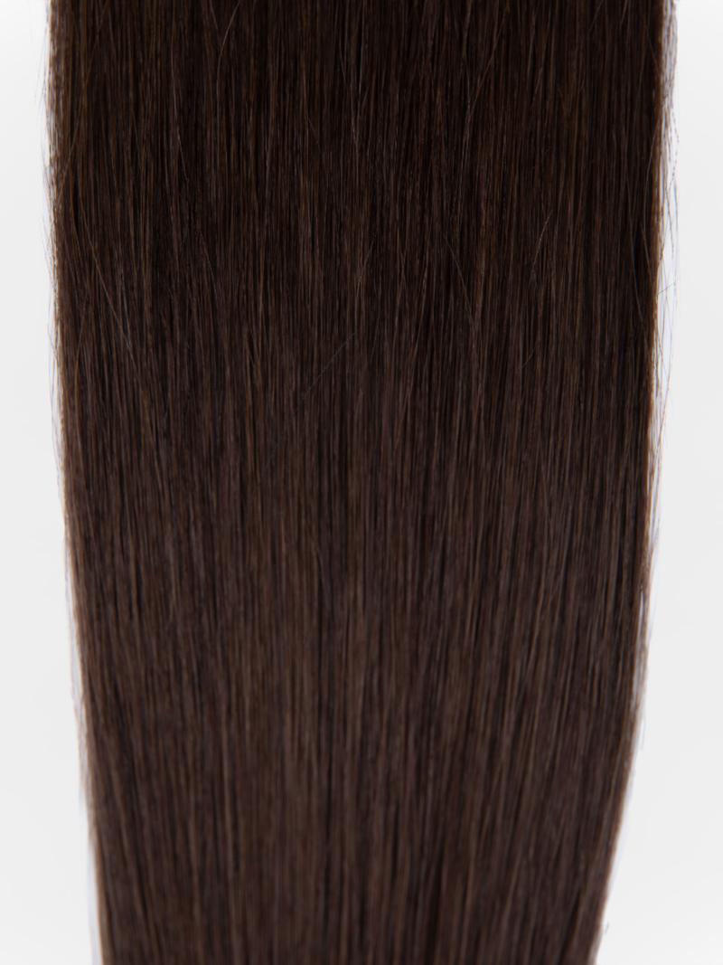 Dark Brown Human Hair Tape In Extension