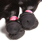 Hair Unprocessed 4 Bundles Body Wave Virgin Hair With 13x4 Lace Frontal