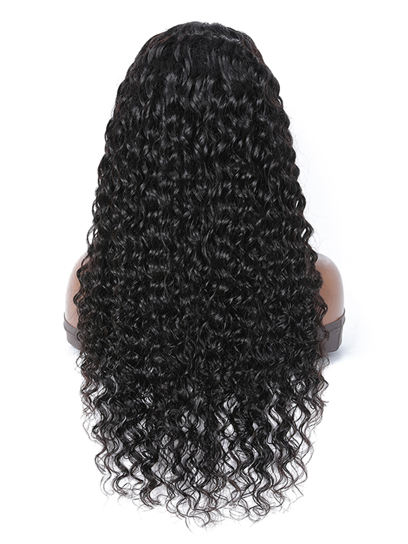 Hair Bouncy Deep Wave 13x4 Lace Frontal 150% Density Human Hair Wig