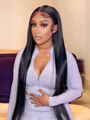 Straight 13x4 HD Glueless Lace Front Wigs Invisible Lace 180% Density