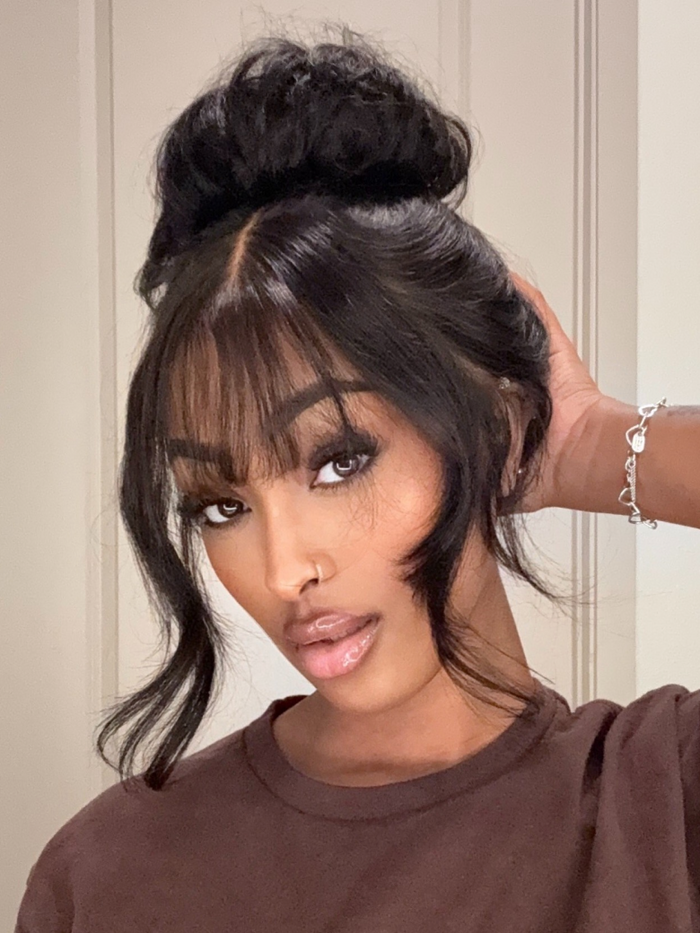Petaluxe 360 Lace Frontal Wig 150% Density Body Wave Human Hair Wig