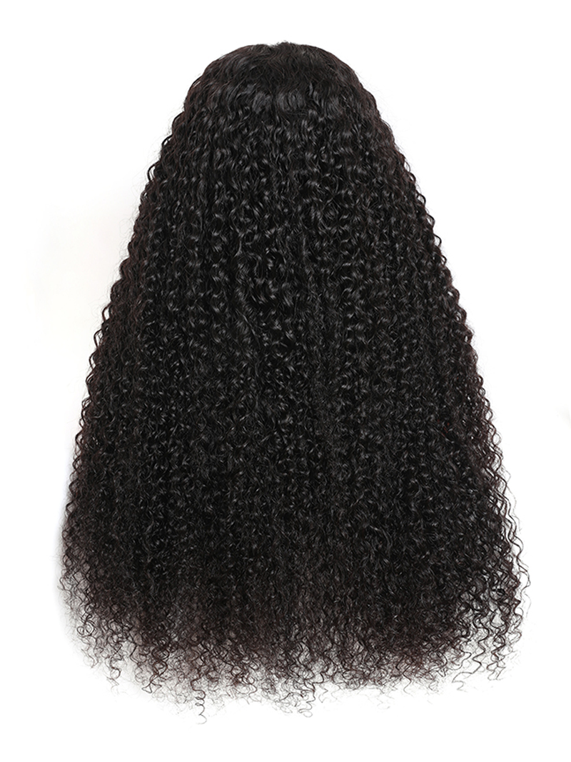 13x4 Lace Front 200% Density Curly Hair Pre Plucked Frontal Wigs with Baby Hair Glueless Curly Human Hair Wigs