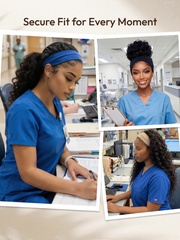 [Daily Classic] Water Wave Headband Glueless Human Hair Comfy Wig With Invisi Drawstring for Effortless Up-Do & Secure All-Day Wear