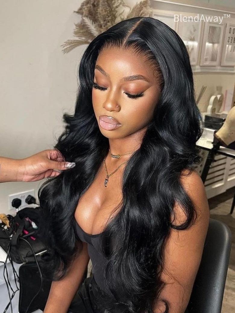 13x4 Pre-Everything? Lace Front Pull And Go 3D Body Wave Wig Real Ear To Ear With Invisi Drawstring Wig