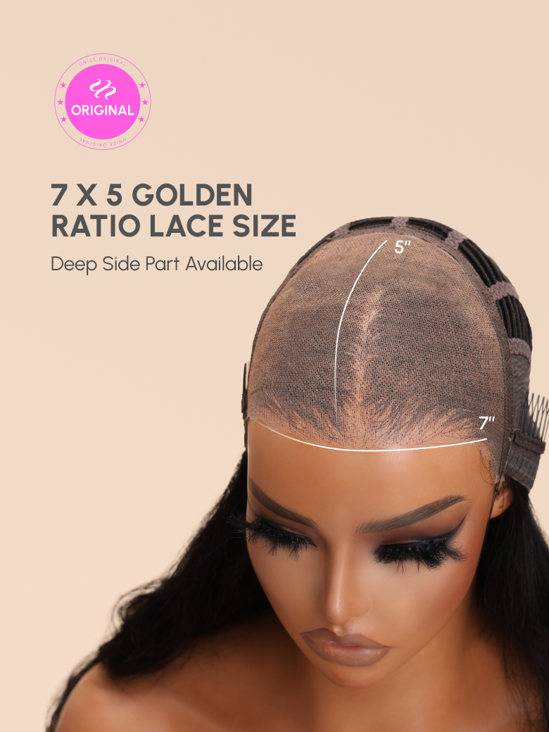 Latest Bye-Bye Knots Wig 7x5 Glueless Lace Curly Wig With Bleached Invisible Knots 180% Density